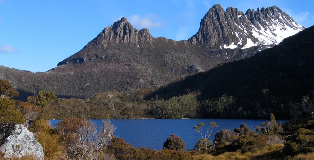 Cradle Mountain and Dove Lake within the 1.6 million hectare World Heritage listed Tasmanian Wilderness. Photo: RN Brauns