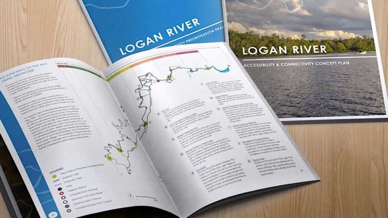 The Logan River Accessibility & Connectivity Concept Plan is a a comprehensive document outlining outlining diverse ways to better access and appreciate the River waters. Photo: Tract Consultants