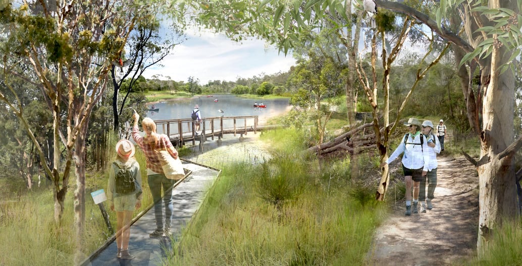 The award-winning Oxley Creek Transformation Master Plan is an ambitious strategic document that makes the most of water as a shared social, economic and environmental asset. Image: Lat27