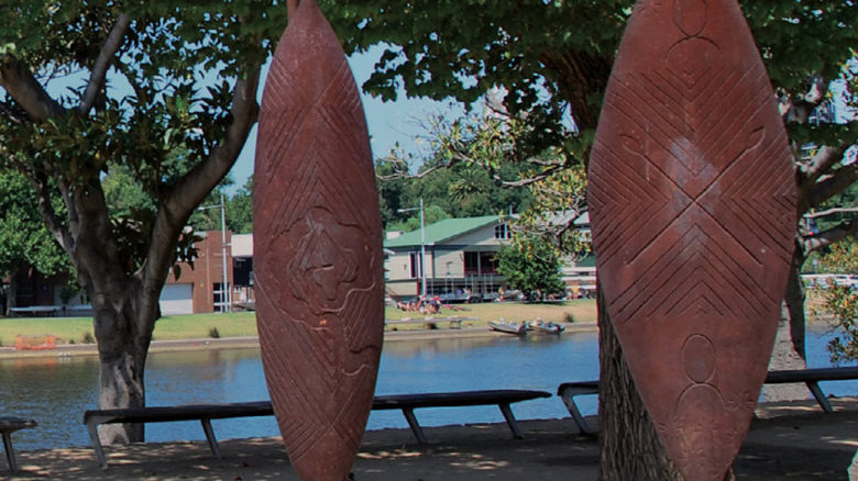 Mandy Nicholson, Birrarung Wilam, Birrarung Marr, Melbourne.