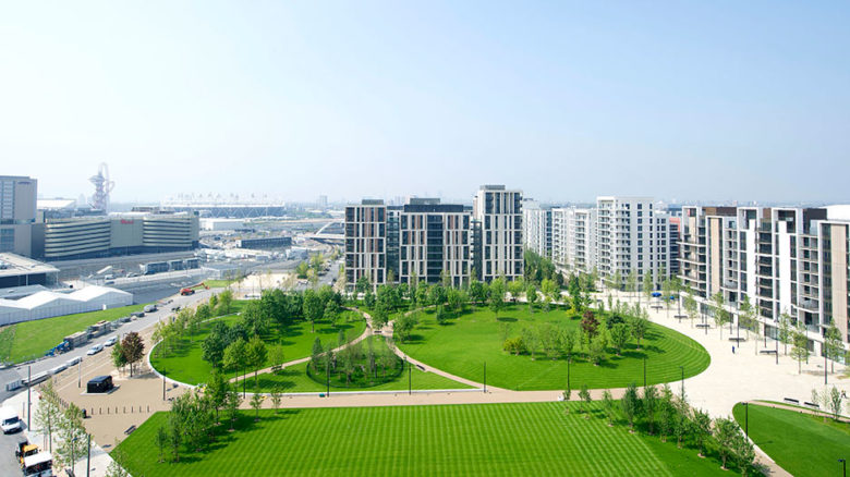 Athlete's Village, London. After the 2012 Olympics it will become a residential community with retail, office and educational facilities. Photo: @VOGT