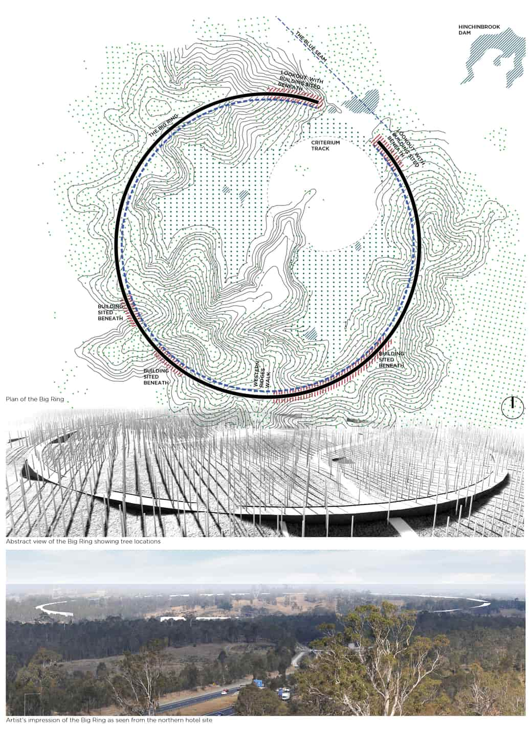 South parklands earth sculpture proposal by TYRELLSTUDIO.