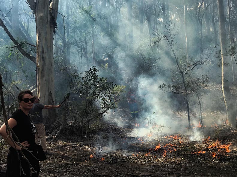 Banbai rangers working in collaboration with Rural Fire Services 2014. 