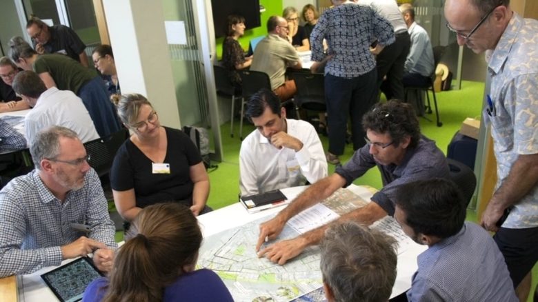 Built environment professionals, academics and local government officers at the 2019 Placemaking Summit at the University of Queensland.