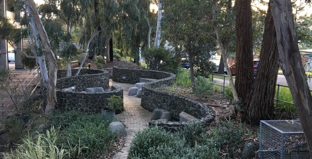 An early Paul Thompson design and construction project, now the University of Melbourne Hawthorn campus, at forty years old.