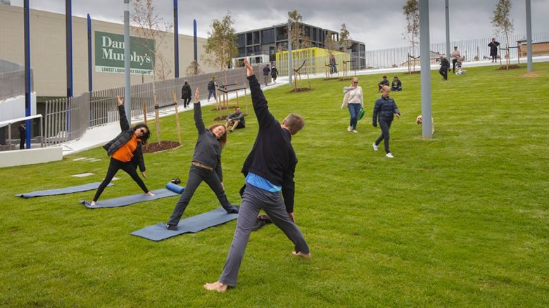 Prahan Square is now usable public space, rather than a public carpark. Photo: John Gollings.