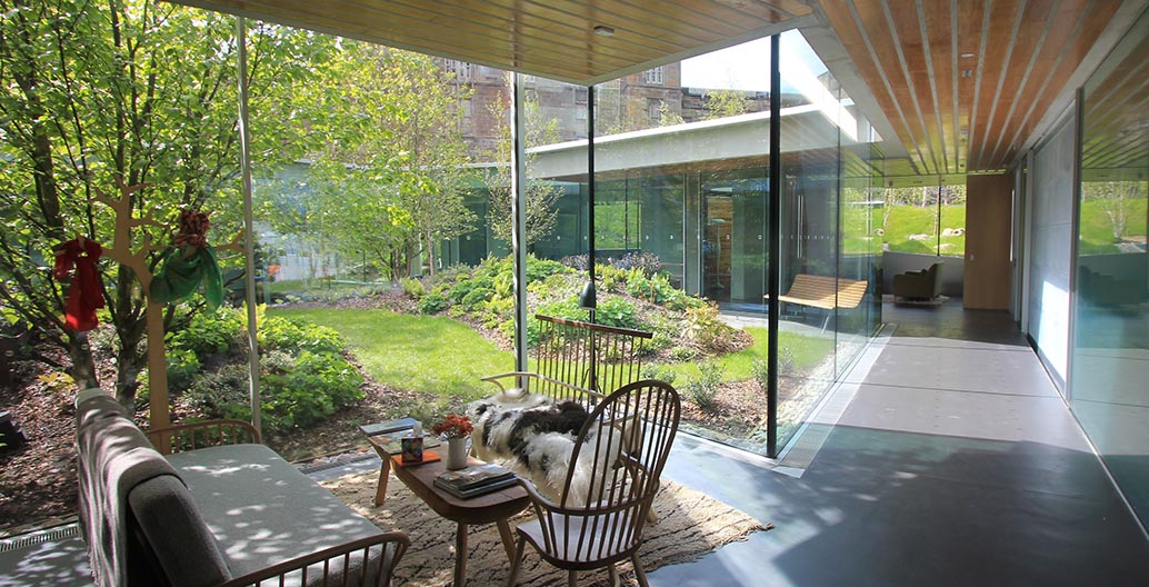 Maggies Gartnavel in Glasgow, by Lily Jencks and OMA.