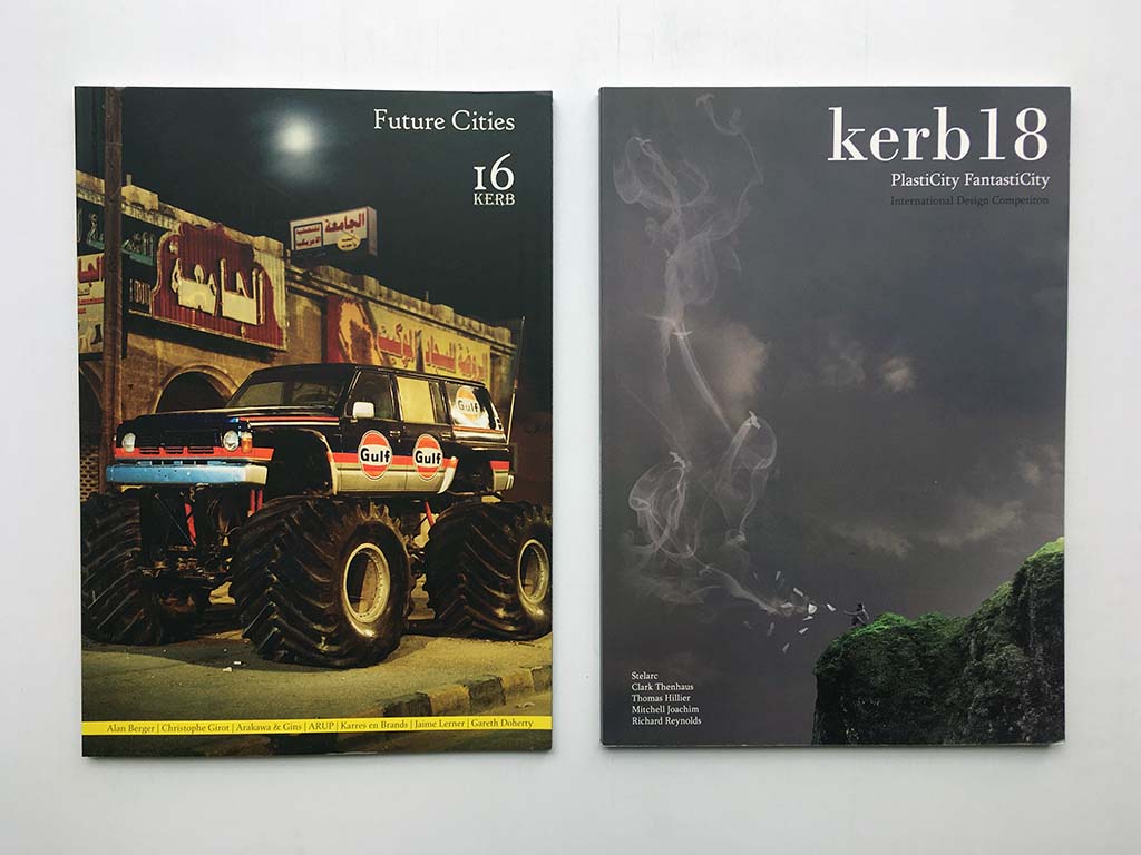 The covers of Kerb 16 and Kerb 18.