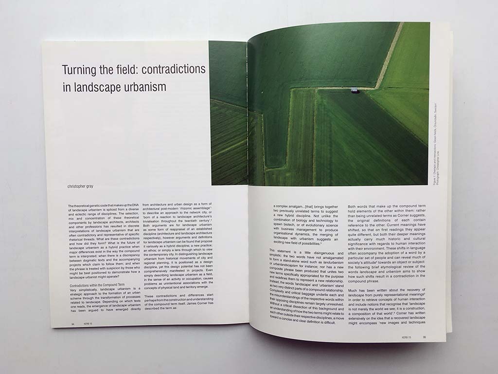 Feature in Kerb 15: Landscape Urbanism