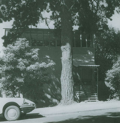 Period photograph of Robin Boyd's 290 Walsh Street Residence. Photo: Mark Strizic 