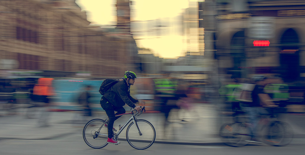 Cycling is emerging as the best way to get around during the pandemic. Image: Mitchell Luo