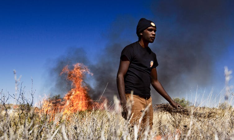 Grant Stewart, a ranger from Kanyirninpa Jukurrpa. Photo: Louie Davis