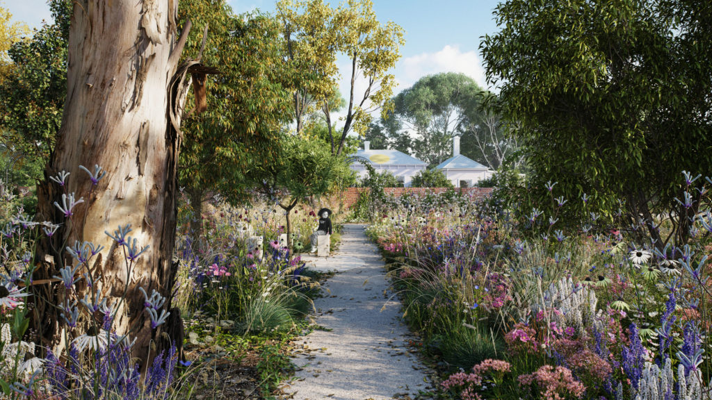 The healing garden at Heide will be a sanctuary of sensory wonder.