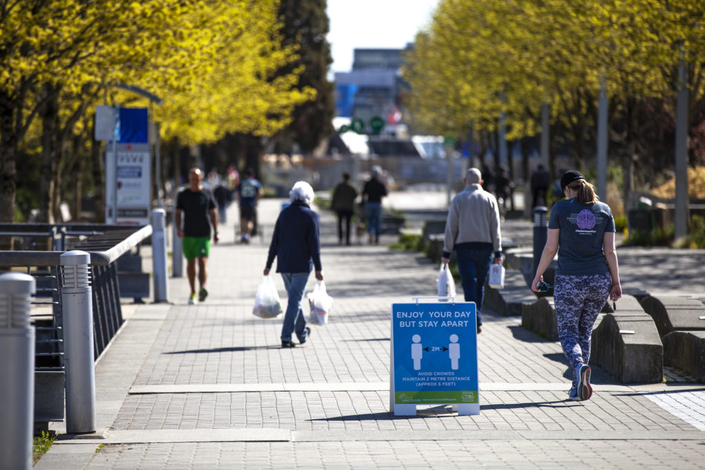 We're walking more during the coronavirus pandemic, but footpaths are rarely wide enough to maintain appropriate social distance. Photo: GoToVan