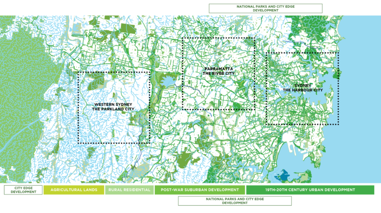 Greater Sydney Green Grid Spatial Framework and GIS Dataset