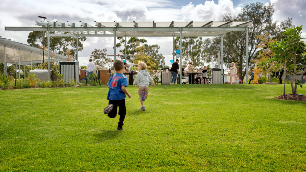 Sunvale Community Park, Sunshine, for Brimbank City Council, local government in Sunshine. Image: Emma Cross