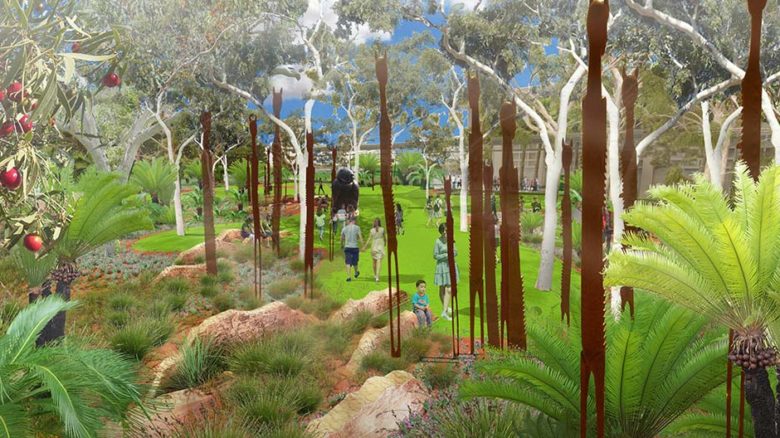 Quandong planting, Darwin Civic and State Square Masterplan. Image: TCL