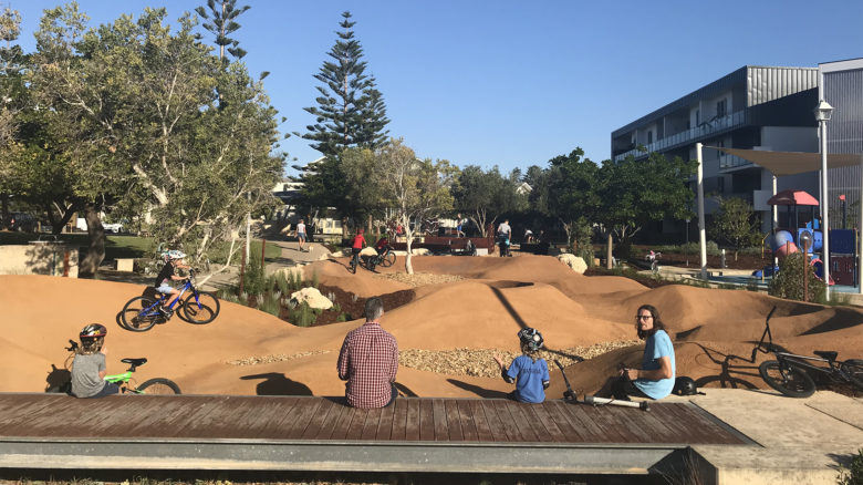 Barrow Park Play Space—Ecoscape Australia Pty Ltd. Image: Frank Kotai