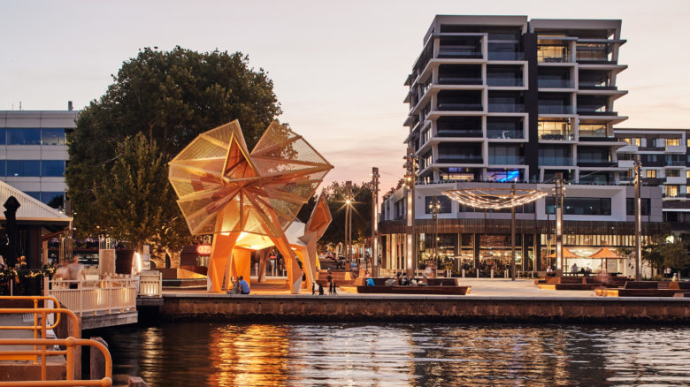 Mindeerup Piazza South Perth Foreshore—PLACE Laboratory. Image: Peter Bennetts