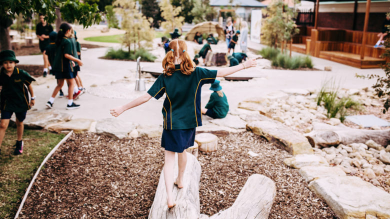 Paringa Park Primary School Peter Semple Landscape Architects. Image: Jason Tyndall