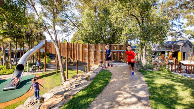 The Children's Bridge at Adelaide Zoo.