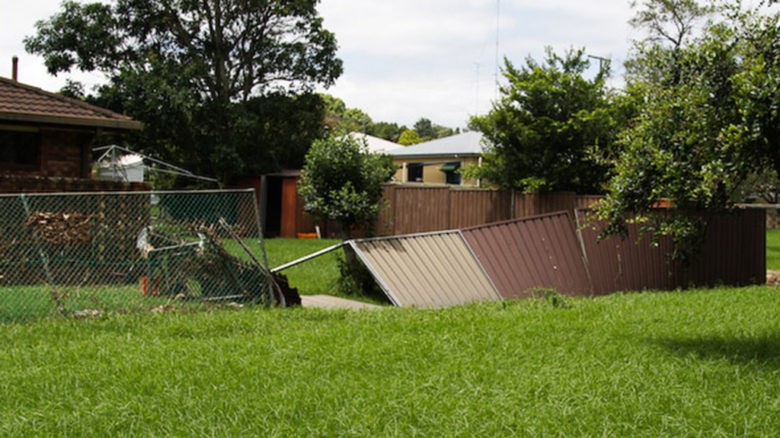 The aftermath of flooding in Toowoomba, 2011. Image: Timothy Swinson