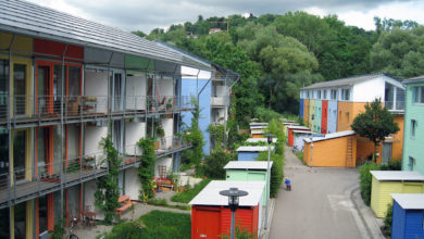 Vauban in Freigburg, Germany, is celebrated internationally as a ‘green’ neighbourhood. Image: Claire 7373