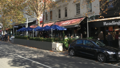 Parklets on Lygon St have been popular with diners.